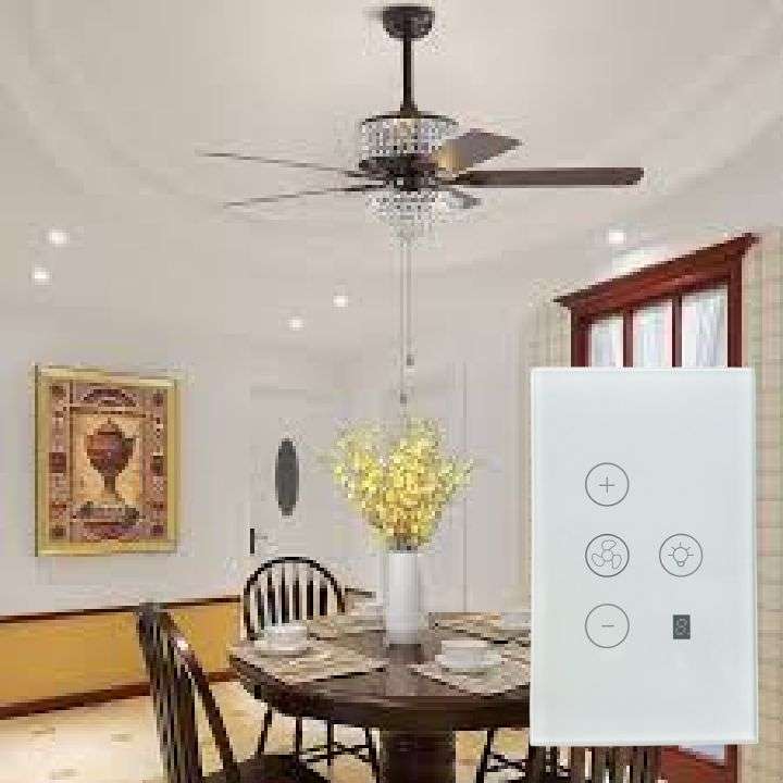Smart Light+ Fan Touch Switch Tuya WiFi