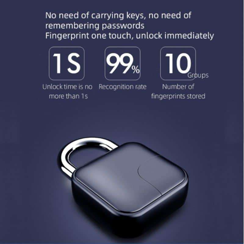 Smart Padlock with Bluetooth Wireless or Fingerprint Biometrics | Tuya Smart Life