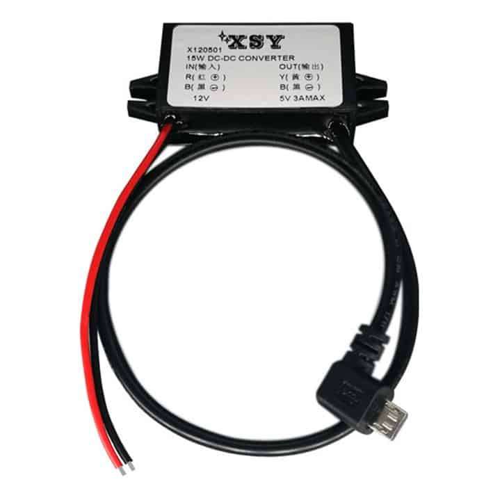 12V to MicroUSB Converter 5V 3A  | DC-DC suitable for Gates
