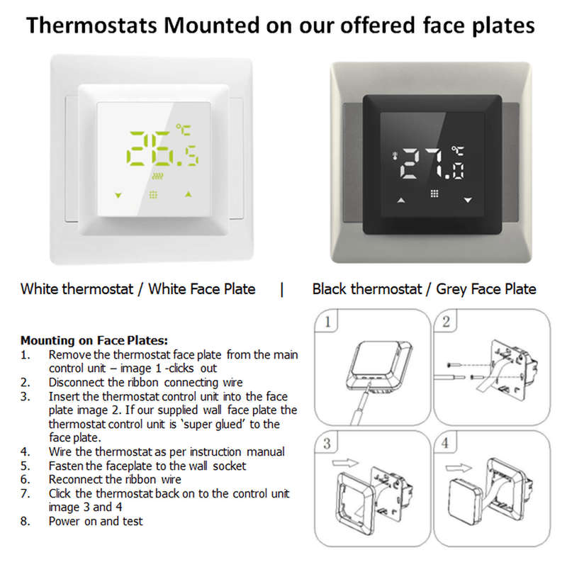 Smart Thermostat Temperature Control | Underfloor Heating | WiFi Tuya Smart Life v2