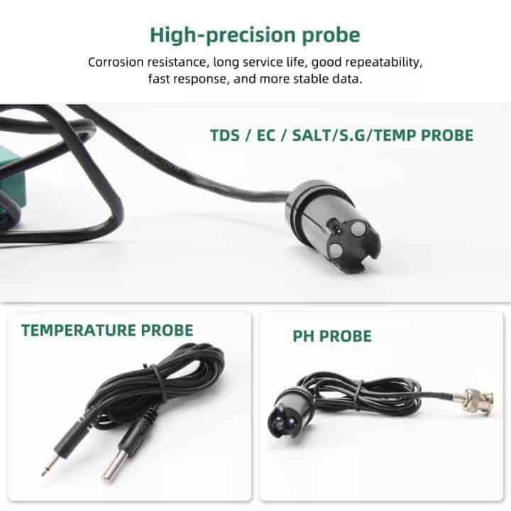 Smart Water Quality Detector | TDS EC Salt Temp Ph S.G | WiFi Tuya Smart Life