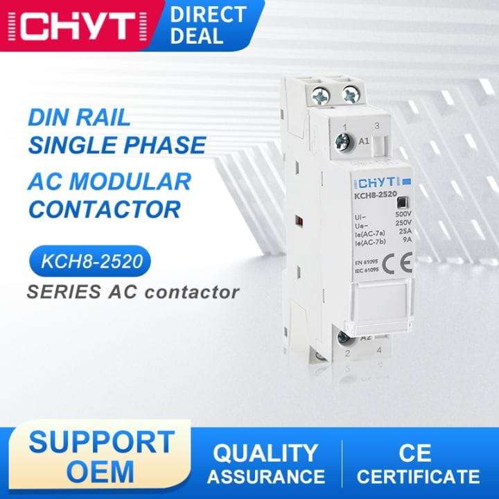 Relay Contactor 25A | Input 230VAC | Output Single 230VAC or 3 Phase 400VAC