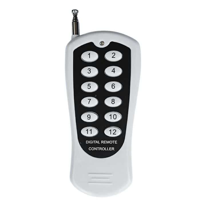 12CH Remote Control for Smart Products with 433MHz Option | Long Range