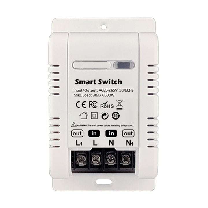 Smart Switch Basic 30A 6.6kW  | Energy Monitor | Wi-Fi Tuya Smart Life