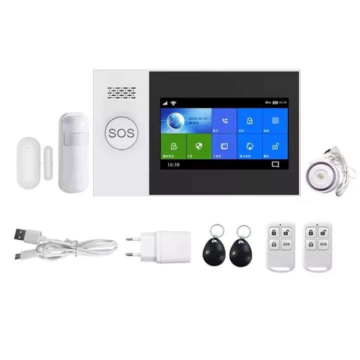Smart Security Alarm Panel Kit | Wi-Fi, 3G Cell Network & 433 MHz | Tuya Smart Life