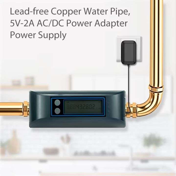 Smart Water Flow Sensor | Ultrasonic Water Consumption Monitor | Tuya Smart Life