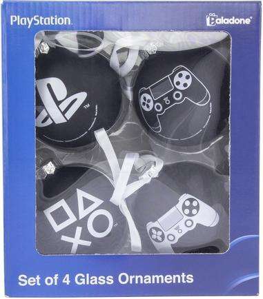 Playstation Glass Christmas Ornaments (New)