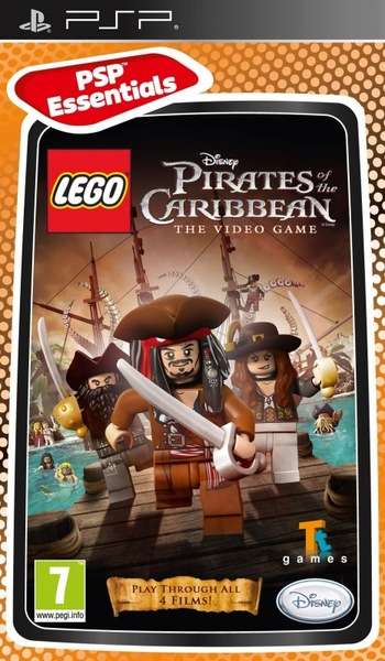 Lego Pirates Of the Caribbean The Video Game PSP Playd