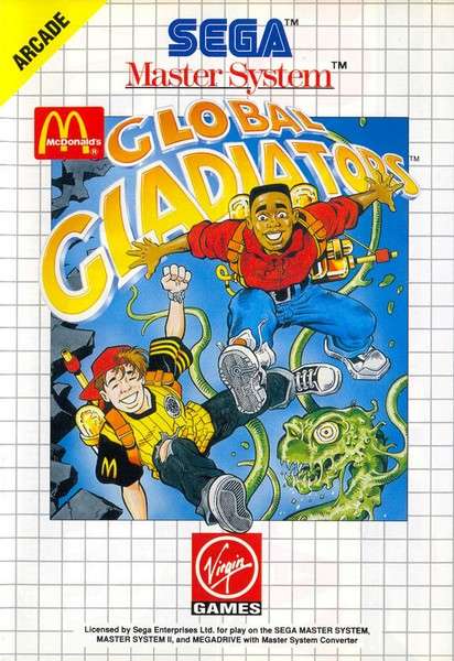 Global Gladiators Sega Master System Playd