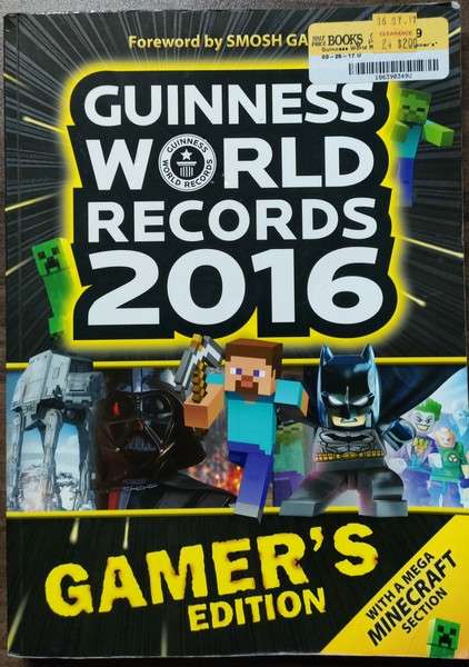 Guinness World Records 2016 Gamers Edition Playd