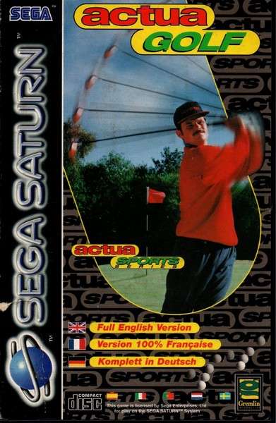 Actua Golf Sega Saturn Playd