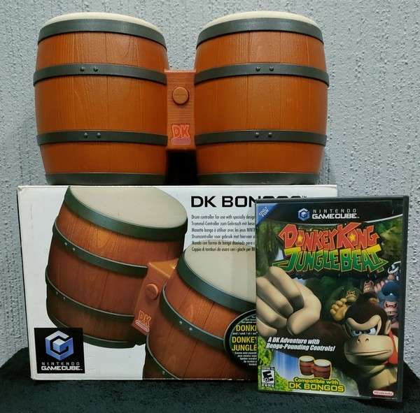 Donkey Kong Jungle Beat Bongos Bundle Gamecube Playd