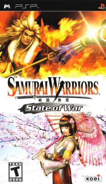 Samurai Warriors State Of War PSP Playd