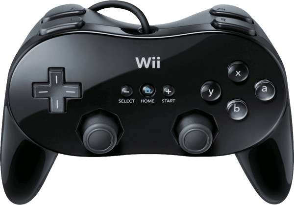 Nintendo Wii Classic Controller Black Playd