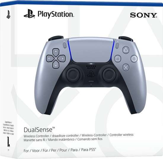 PS5 Controller Sterling Silver New