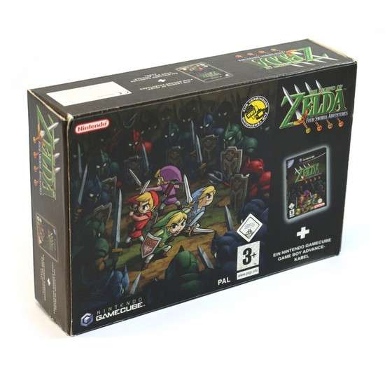 The Legend Of Zelda Four Swords Adventures Big Box Gamecube