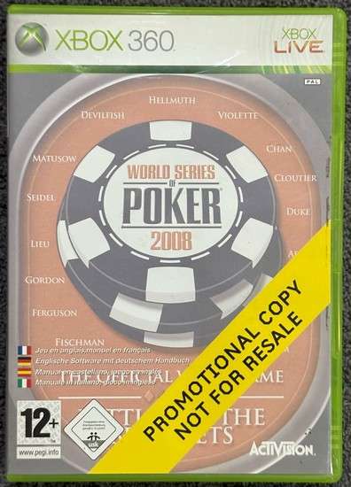World Series Of Poker 2008 Xbox 360