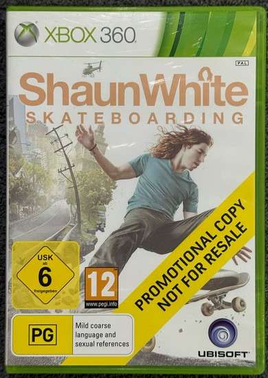 Shaun White Skateboarding Xbox 360