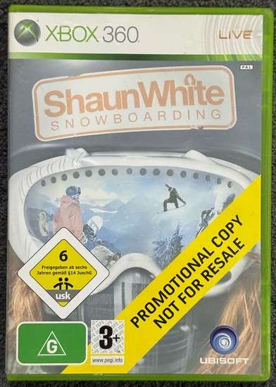 Shaun White Snowboarding Xbox 360