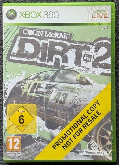 Colin Mcrae Dirt 2 Xbox 360
