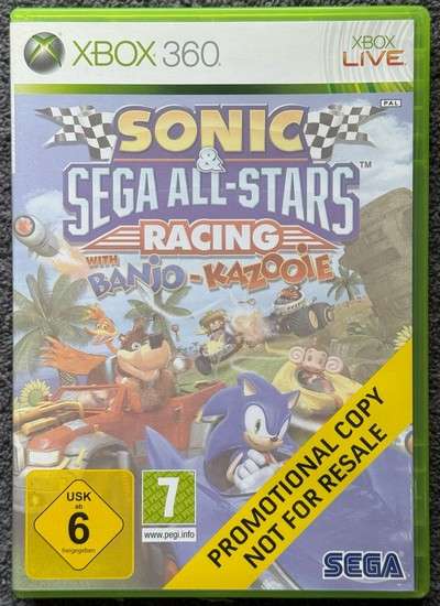 Sonic &amp; Sega All Stars Racing With Banjo-Kazooie Xbox 360