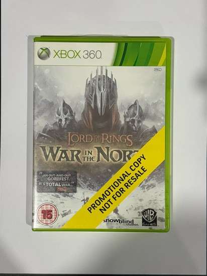 Lord Of The Rings War In the North Xbox 360