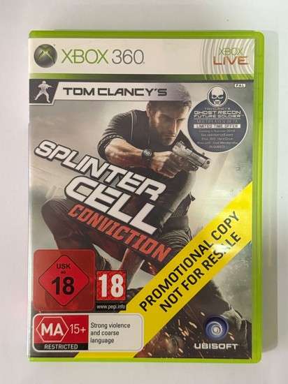 Tom Clancys Splinter Cell Conviction Xbox 360