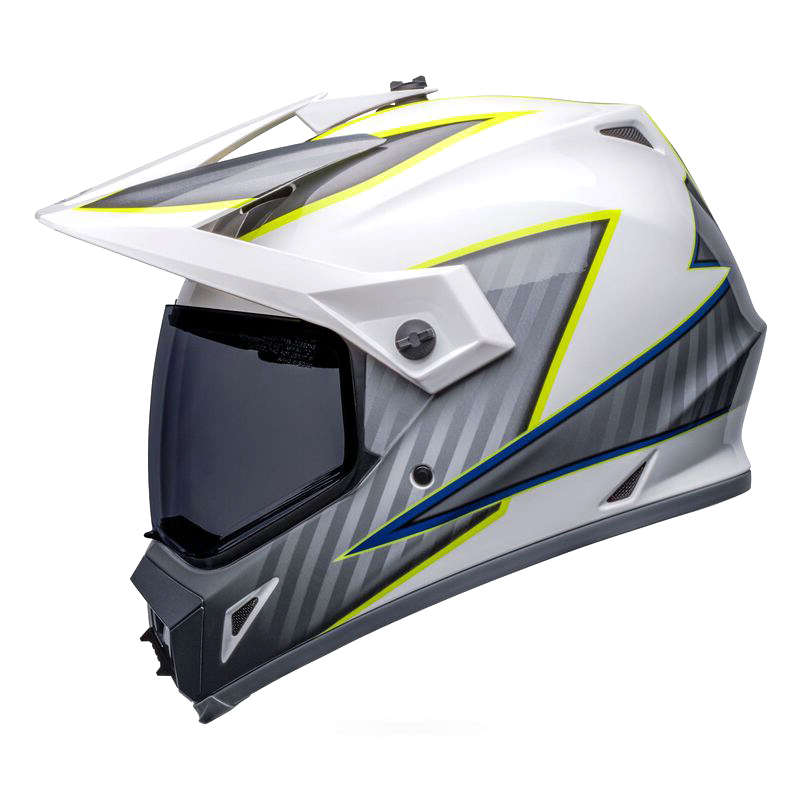 Bell MX9 Adventure Helmet | Dalton White HiViz