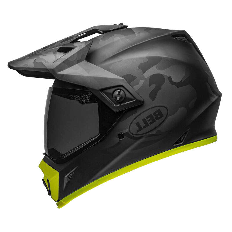 Bell MX9 Adventure Helmet | Stealth Matte Camo HiViz