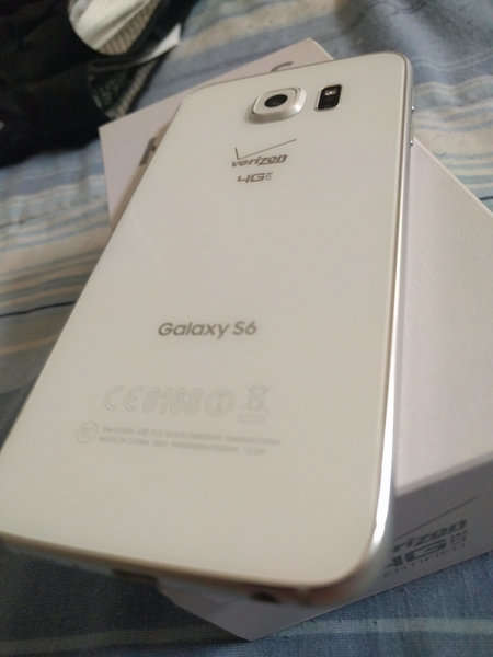 Image result for verizon samsung galaxy s6 white