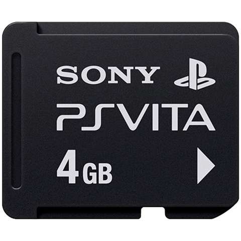 4GB PS Vita Memory Card + Game Download Voucher for 4 Full Games [NEW]