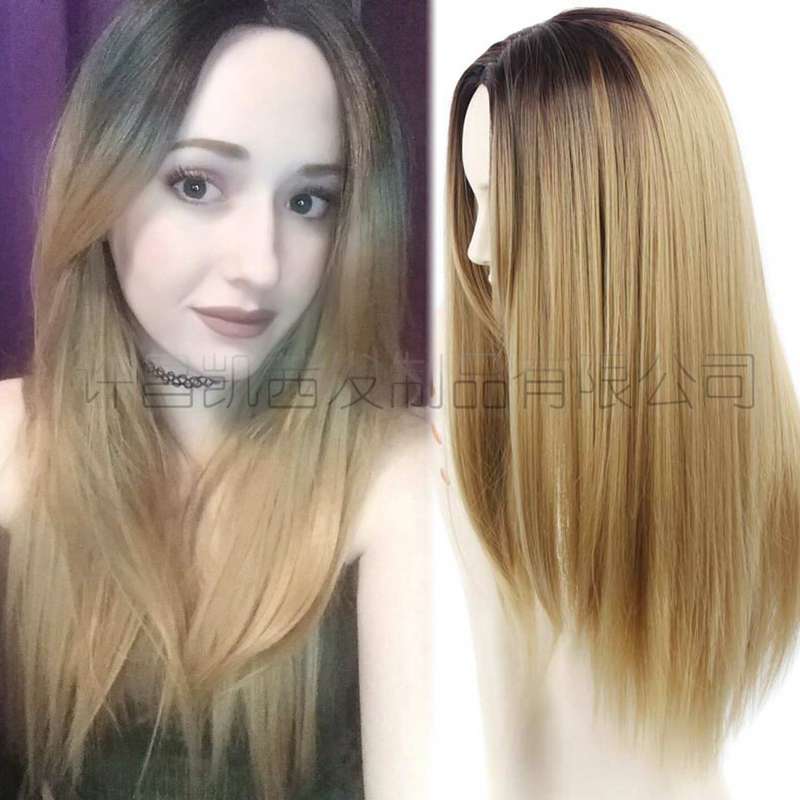 Afro Kinky curly Brazilian Hair African Ameri Curly Body Wavy Women Wig Long Hair