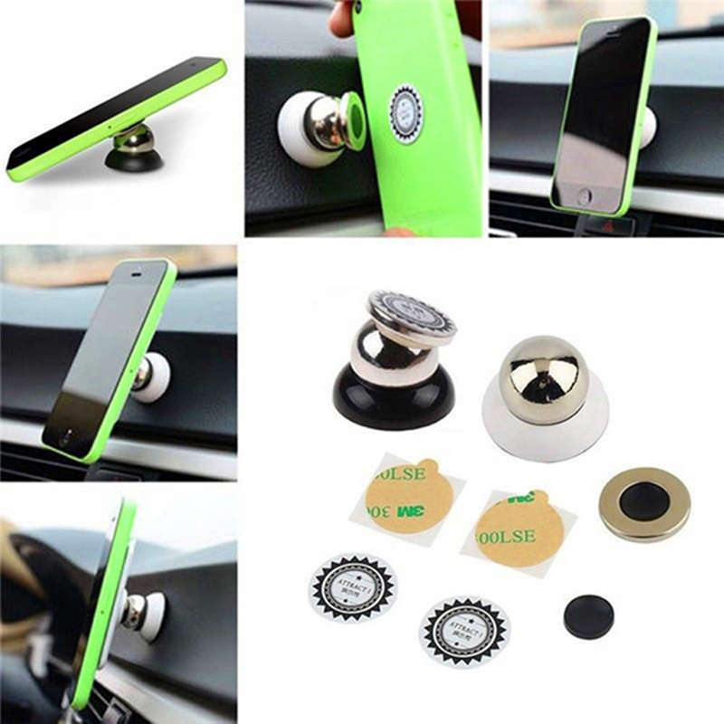 360 Degree Universal Car Magnetic Mount Cell Phone Car Holder Stand Mobile Phone Accessories