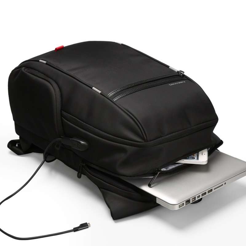 15" Anti Theft Laptop Backpack With External USB Charging Port