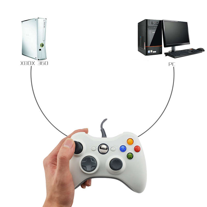 USB Wired Gamepad For Xbox 360 Controller Joystick For Official Microsoft PC Controller