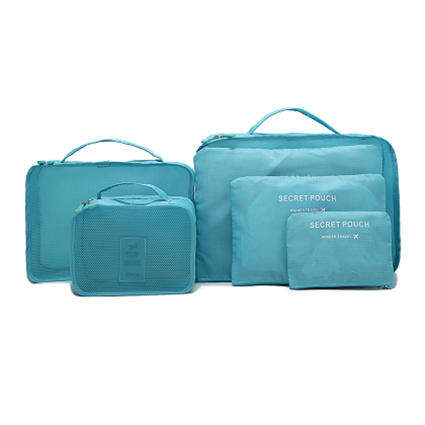 6pcs Toiletry Travel Cosmetic Case Vanity Storage Organiser Bag
