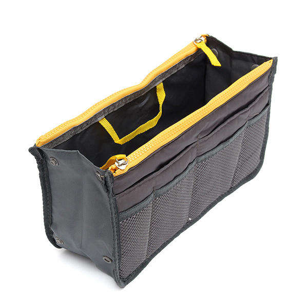 Home Practical Nylon Dual Organizer Insert Cosmetic Storage bag