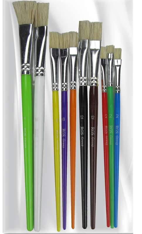 Flat Paintbrush Set
