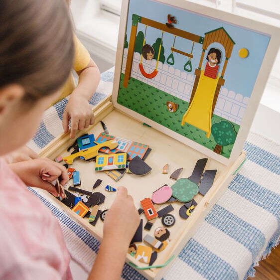 Wooden Magnetic Matching Picture Game
