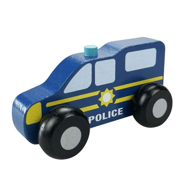 Wooden Police Car