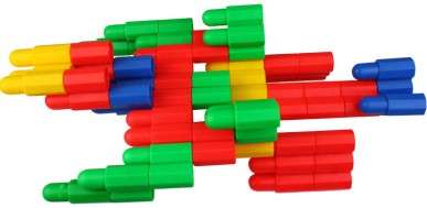 Stacking (Bullet) Construction Set - Plastic