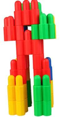 Stacking (Bullet) Construction Set - Plastic