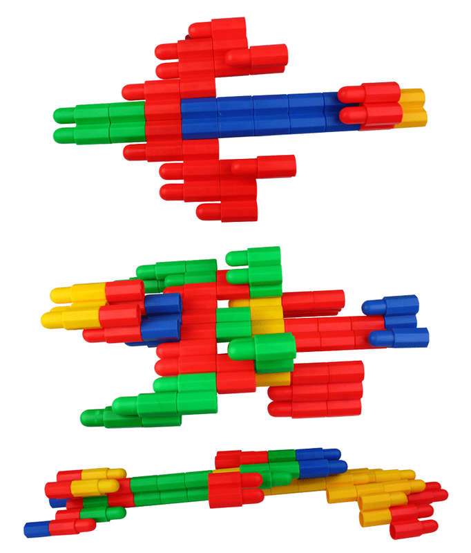 Stacking (Bullet) Construction Set - Plastic