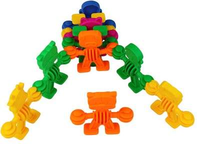 Crazy Characters Construction Set - Plastic