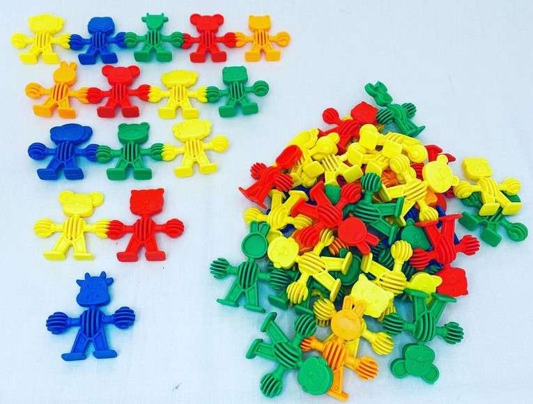 Crazy Characters Construction Set - Plastic