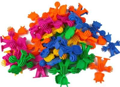 Crazy Characters Construction Set - Plastic