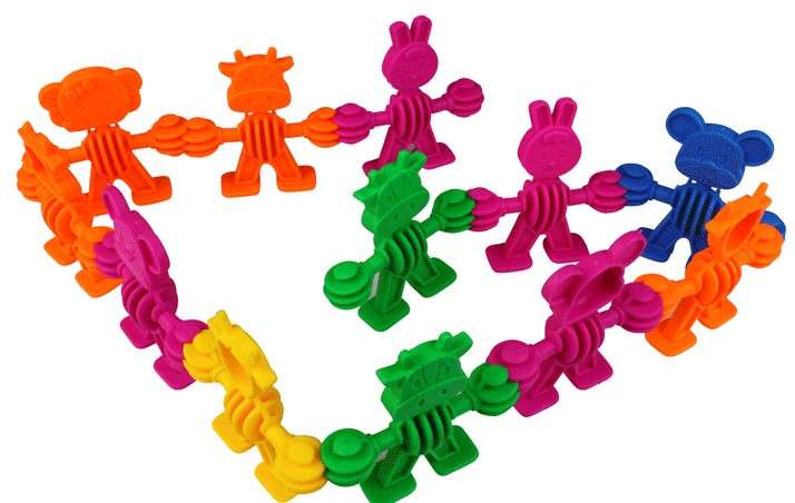 Crazy Characters Construction Set - Plastic