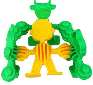 Crazy Characters Construction Set - Plastic