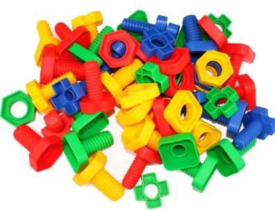 Nuts &amp; Bolts Set - Plastic