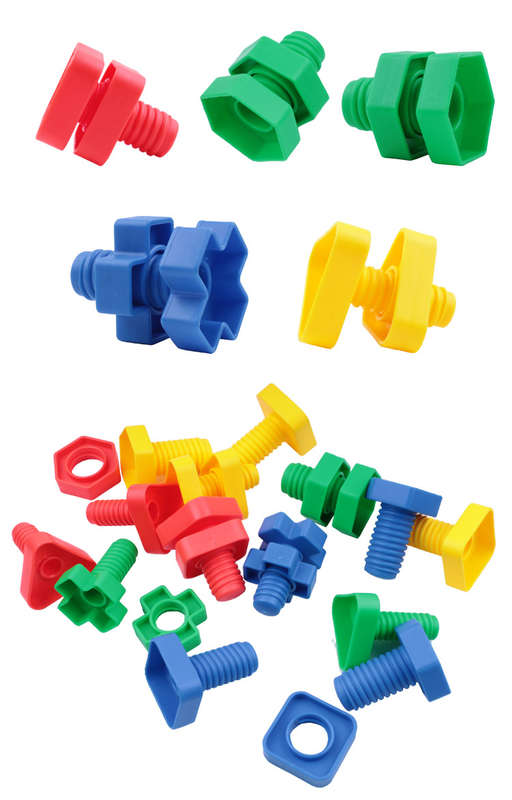 Nuts &amp; Bolts Set - Plastic